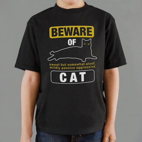 Beware Of Cat Kids' T-Shirt