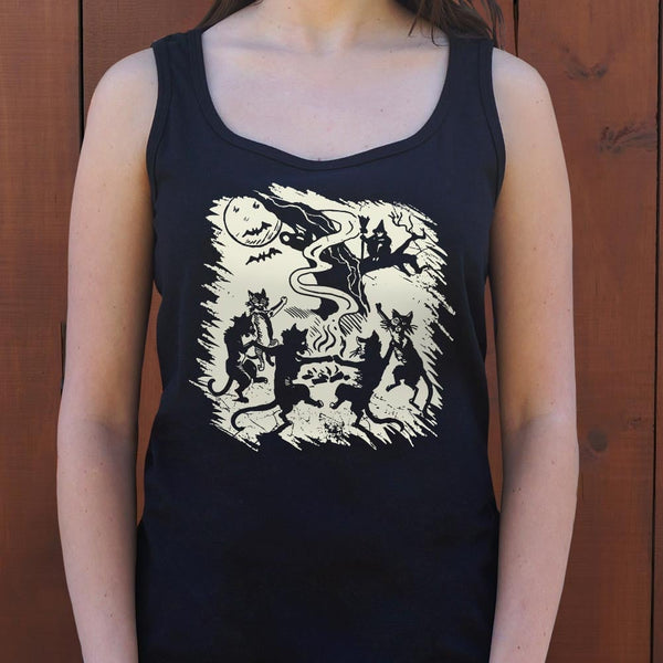 Black Cat Dance Women's Tank Top