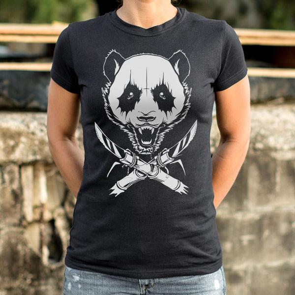 Black Metal Panda Women's T-Shirt