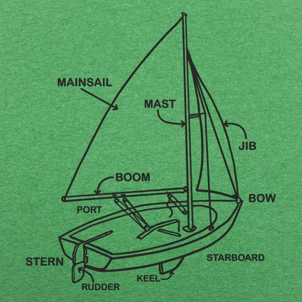 Boat Diagram Men's T-Shirt