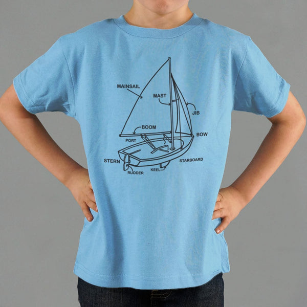 Boat Diagram Kids' T-Shirt