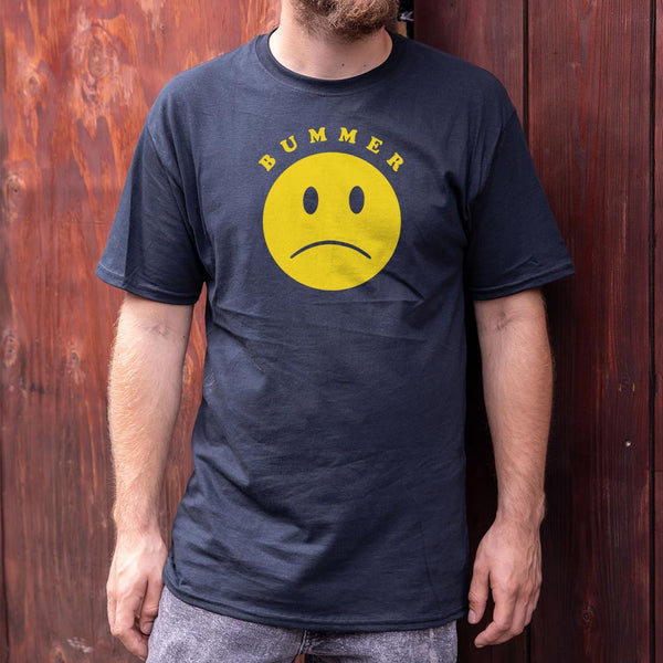 Bummer Sad Face Men's T-Shirt