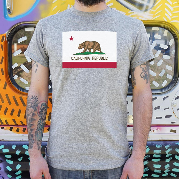 California Flag Full Color Men's T-Shirt