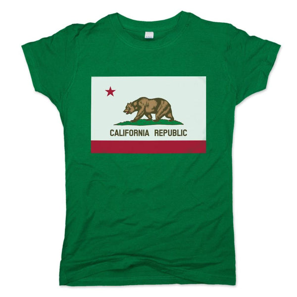 California Flag Full Color Women's T-Shirt