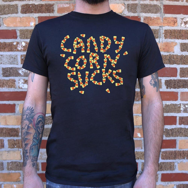 Candy Corn Sucks Men's T-Shirt