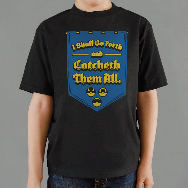 Catcheth Them All Kids' T-Shirt