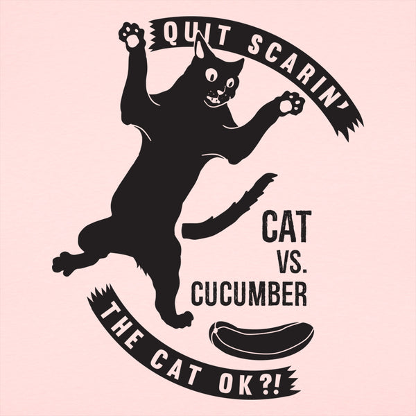 Cat Versus Cucumber Women's T-Shirt