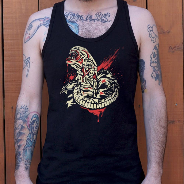 Chest Burstin' Alien Men's Tank Top