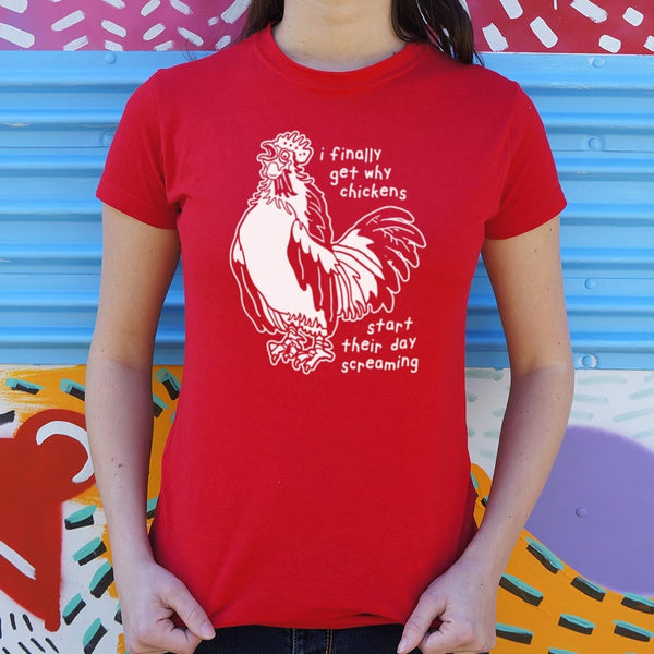 Chickens Screaming Women's T-Shirt