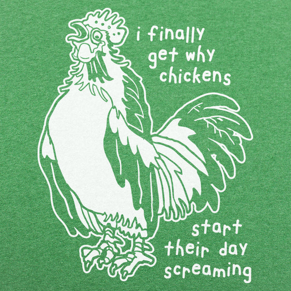 Chickens Screaming Men's T-Shirt