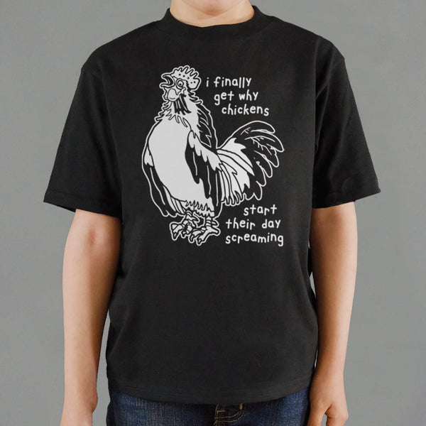 Chickens Screaming Kids' T-Shirt