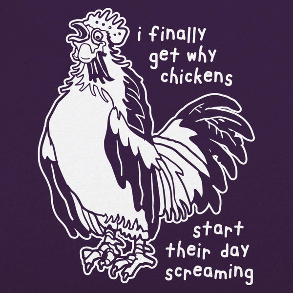 Chickens Screaming Men's T-Shirt