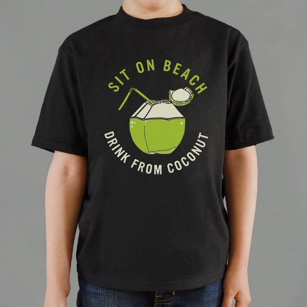 Sit On Beach Kids' T-Shirt