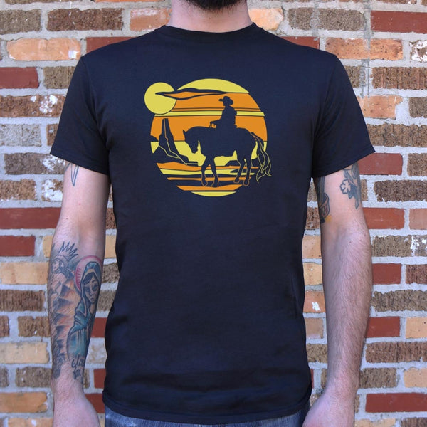 Cowboy Sunset Men's T-Shirt