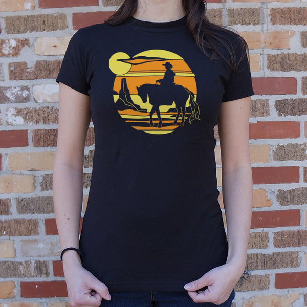 Cowboy Sunset Women's T-Shirt