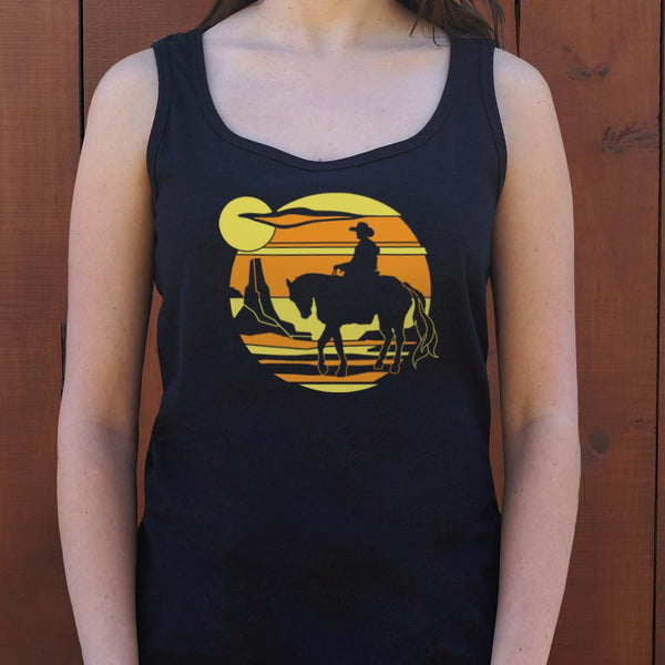 Cowboy Sunset Women's Tank Top