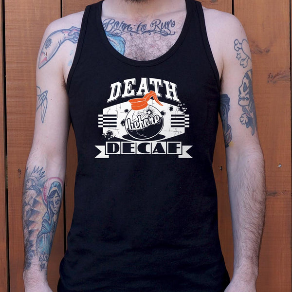 Death Before Decaf Men's Tank Top