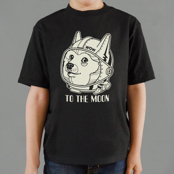 Doge to the Moon Kids' T-Shirt