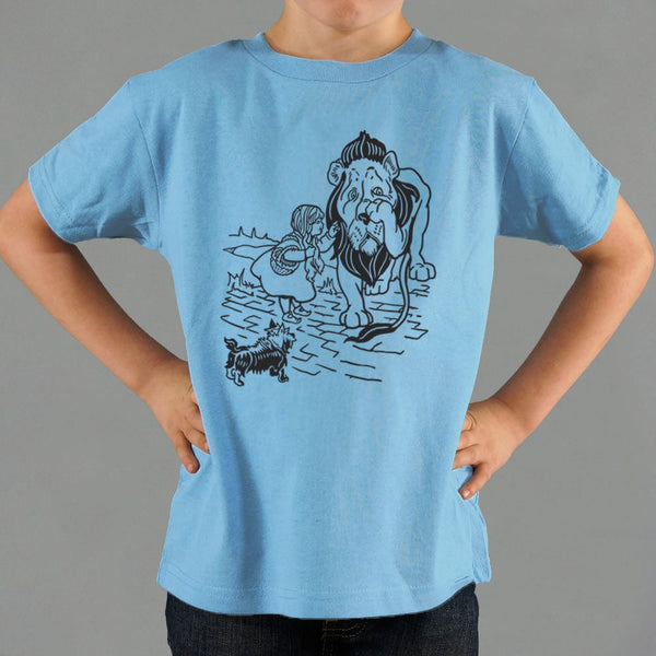 Dorothy And Lion Kids' T-Shirt