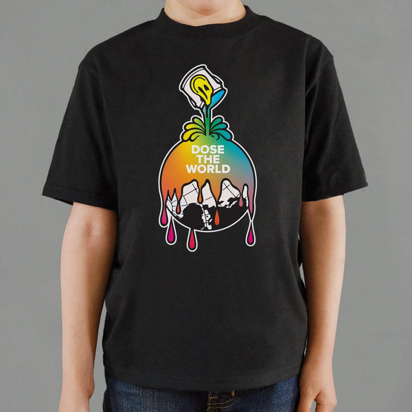 Dose The World Full Color Kids' T-Shirt