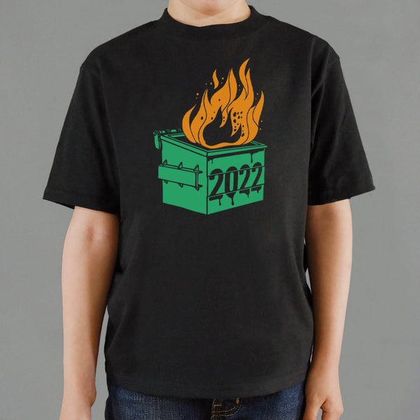 Dumpster Fire 2022 Kids' T-Shirt