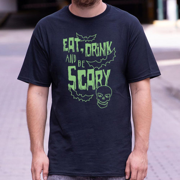 Eat Drink Scary Men's T-Shirt