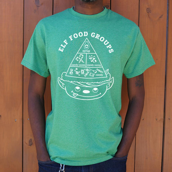 Elf Food Groups Men's T-Shirt