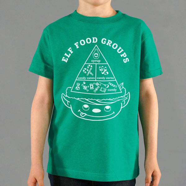 Elf Food Groups Kids' T-Shirt