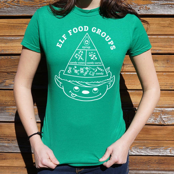 Elf Food Groups Women's T-Shirt