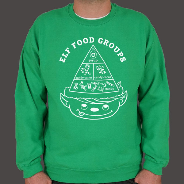 Elf Food Groups Sweater