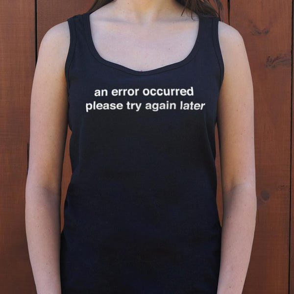 Try Again Later Women's Tank Top