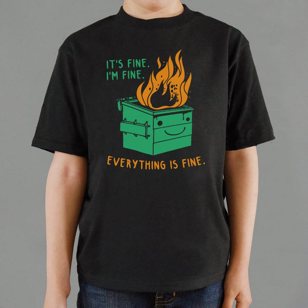 Everything Is Fine Kids' T-Shirt