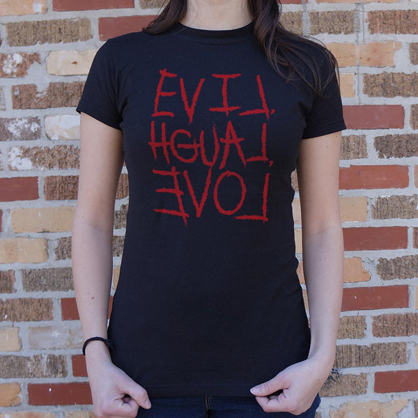 Evil, Laugh, Love Women's T-Shirt