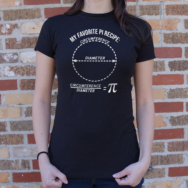 Favorite Pi Recipe Women's T-Shirt