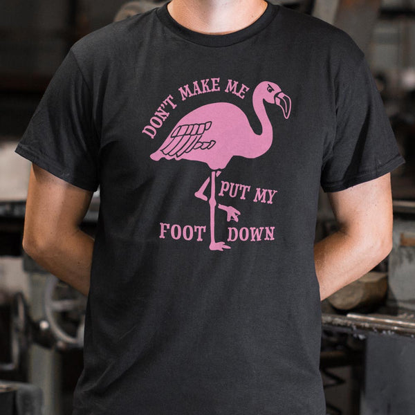 Flamingo Foot Down Men's T-Shirt