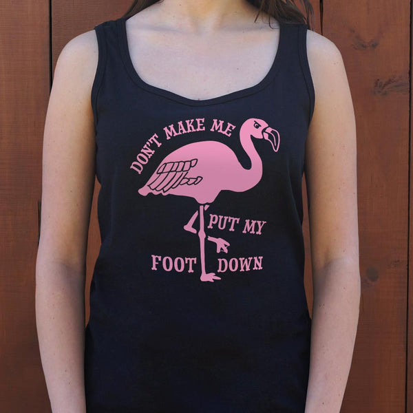 Flamingo Foot Down Women's Tank Top