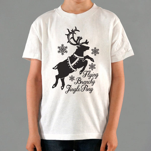 Flying Branchy Jingle Pony Kids' T-Shirt