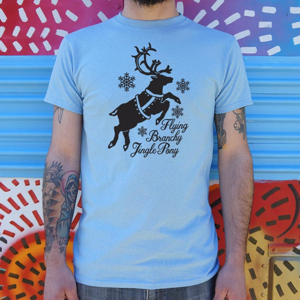 Flying Branchy Jingle Pony Men's T-Shirt