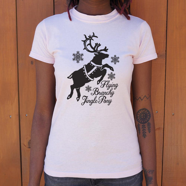 Flying Branchy Jingle Pony Women's T-Shirt