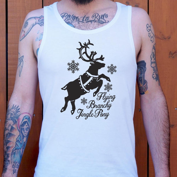 Flying Branchy Jingle Pony Men's Tank Top