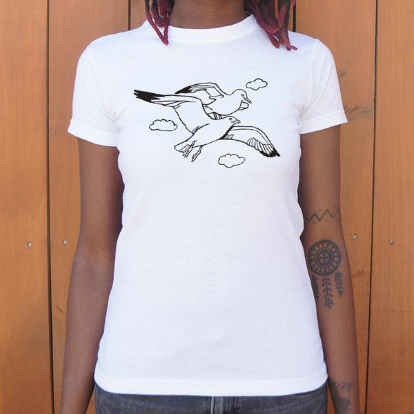 Flying Gulls Women's T-Shirt