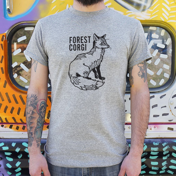 Forest Corgi Men's T-Shirt