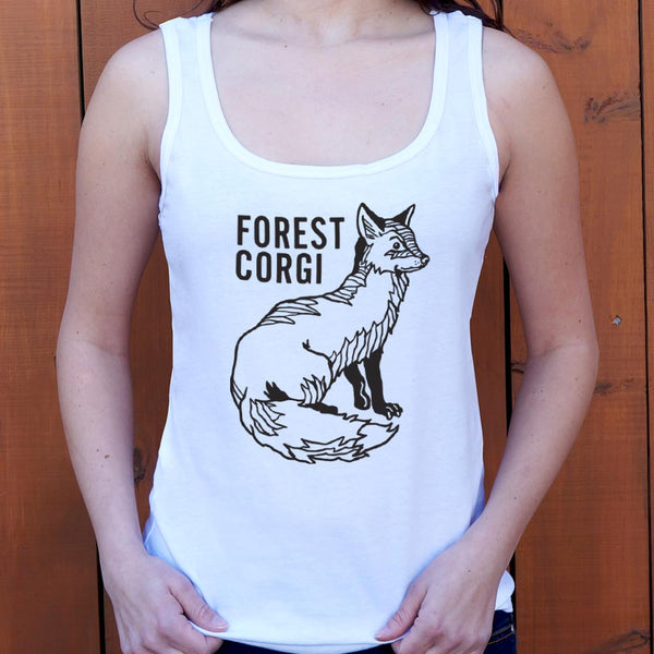 Forest Corgi Women's Tank Top