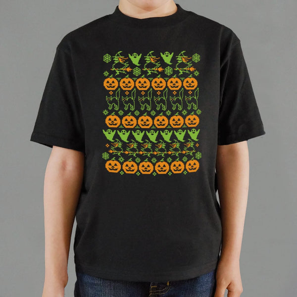 Ugly Halloween Sweater Kids' T-Shirt