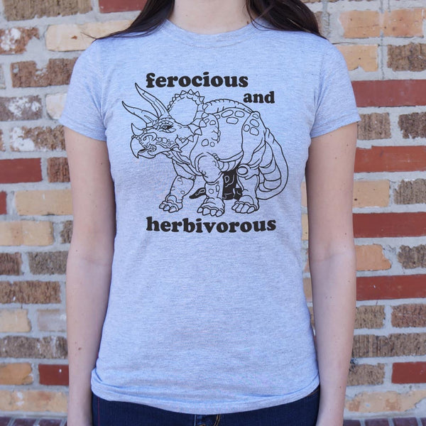 Ferocious And Herbivorous Women's T-Shirt