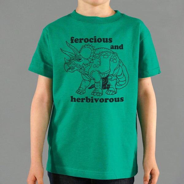 Ferocious And Herbivorous Kids' T-Shirt