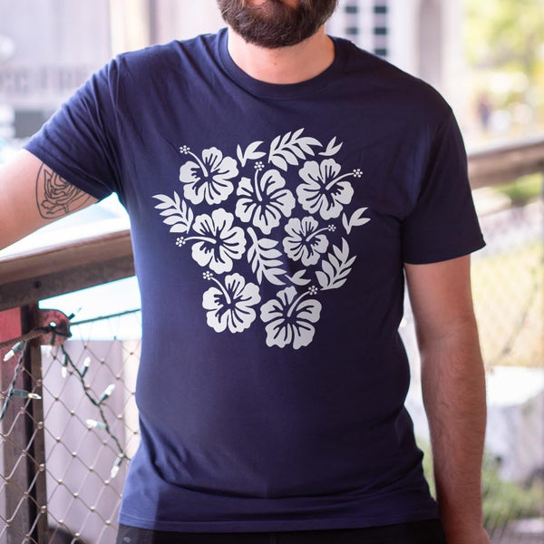 Hibiscus Floral Men's T-Shirt