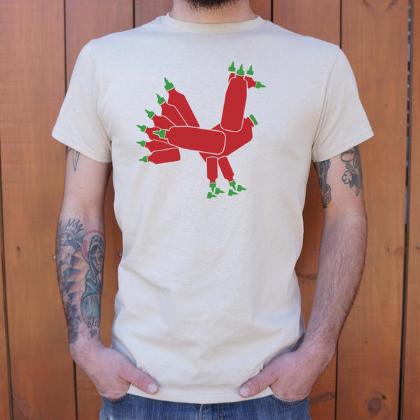 Hot Sauce Rooster Men's T-Shirt