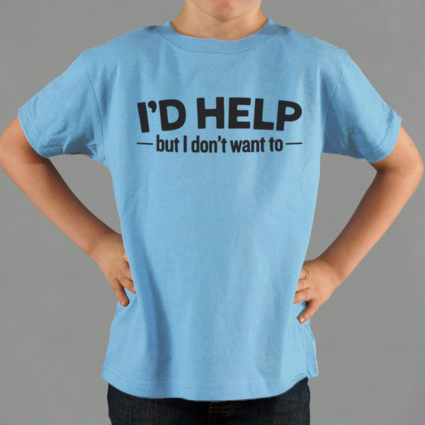 I'd Help Kids' T-Shirt