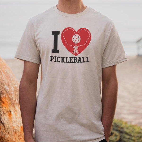 I Love Pickleball Men's T-Shirt